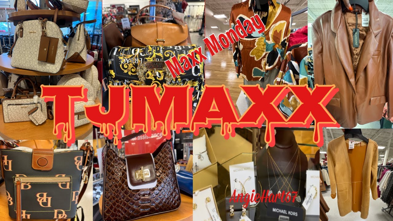 TJMAXX 👜 NEW FINDS!! DESIGNER HANDBAGS and CLOTHING #versace