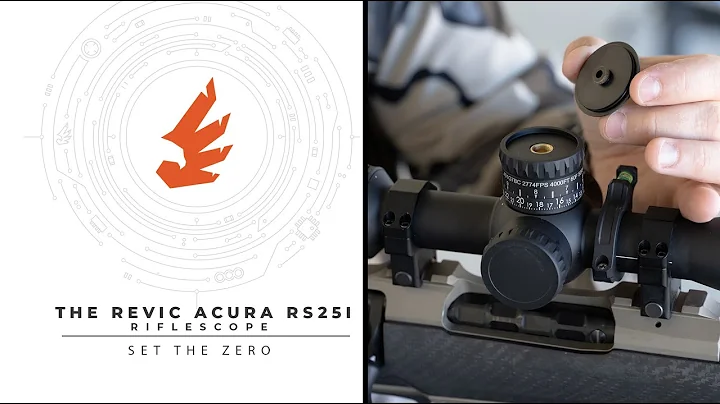 Revic | Acura | RS25i Quickstart | Set the Zero