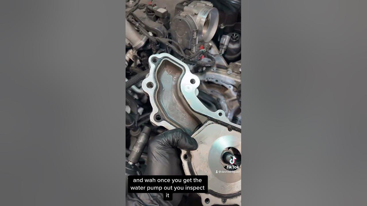 How to pentastar 3 6l v6 water pump remove replace youtube