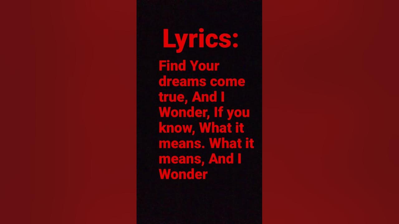 Kanye west: Find Your Dreams Come True Lyrics - YouTube - 1 Make Your Dreams Come True Lyrics