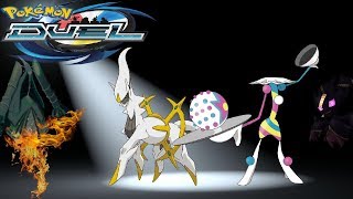 BLACEPHALON & ARCEUS SHOWCASE!! | Awesome DUEL! | Pokémon Duel