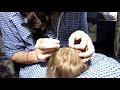 Прошивка волос кукле реборн (закручивание макушки)