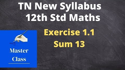 TN CLASS 12 MATHS APPLICATIONS OF MATRICES AND DETERMINANTS EXERCISE 1.1 SUM 13