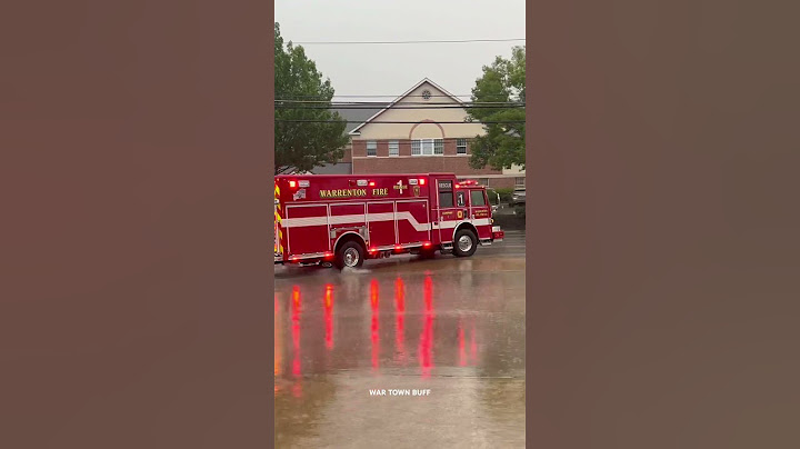 Rescue and tanker 1 gettin out the door to a dwelling fire