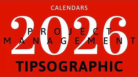 [FREE] Excel / Google Sheets Project Management Calendar Template 2026