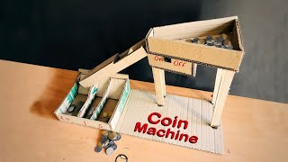 DIY Automatic Coin Sorting Machine From Cardboard