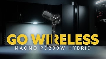 World’s First Wireless Podcast Mic? | Maono PD200W Hybrid