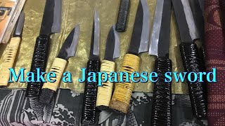 《刃物を打ってみる！》刃物作りに挑戦！！Japanese traditional knives of 400 years .No75