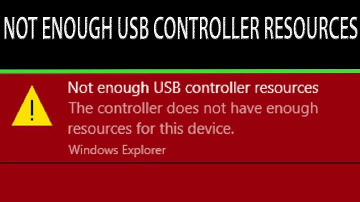 The controller does not have enough resources for this device [Tutorial]