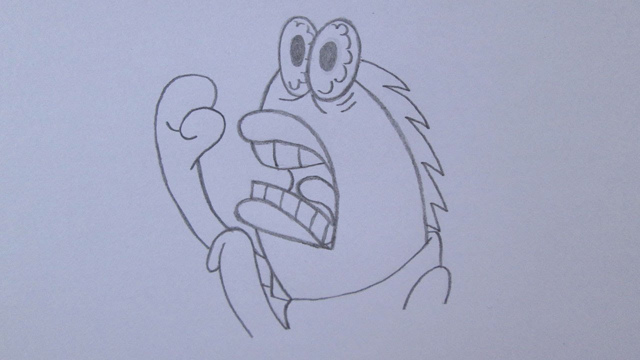 Draw a random spongebob fish - Drawception