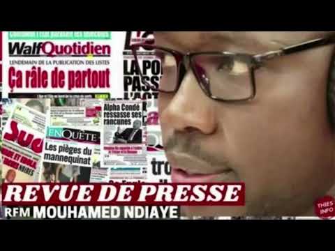 REVUE DE PRESSE DU RFM, REVUE DE PRESSE AUJOURDHUI 07 05 2024