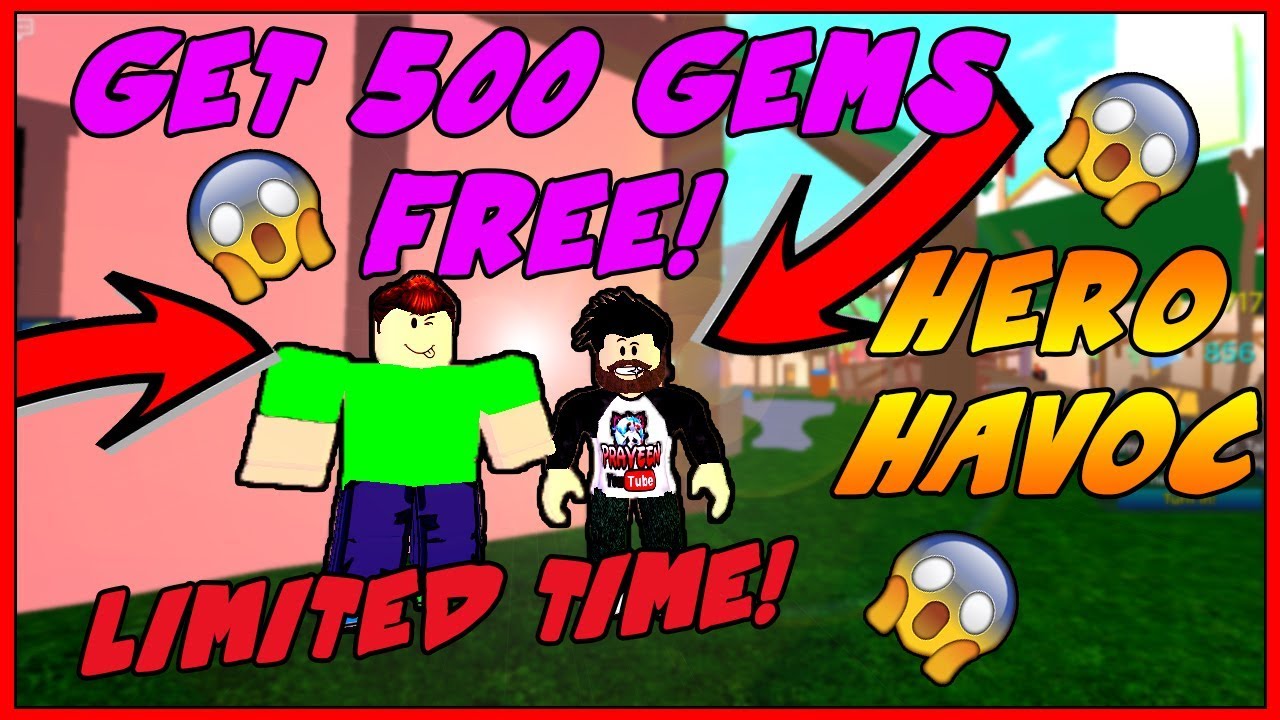 Limited Time How To Get 500 Gems Absolutely Free Hero Havoc Roblox Youtube - hero havoc roblox wikia