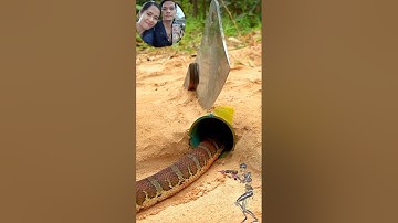 đặt bẫy rắn độc lạ phần 1 cả nhà ơi