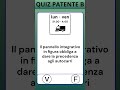 Patente B, AB. #patente #quizministeriali #esamepatente #shorts