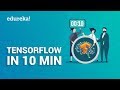 TensorFlow In 10 Minutes | TensorFlow Tutorial For Beginners | Deep Learning & TensorFlow | Edureka