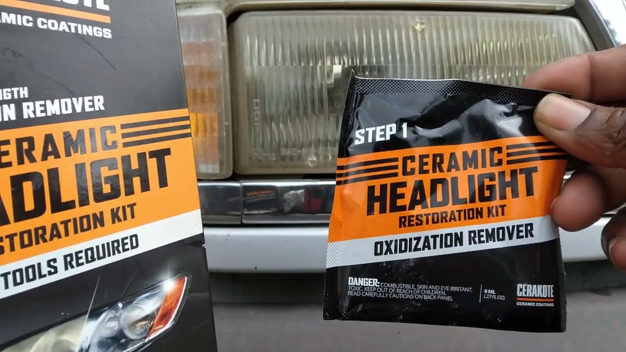 How to Restore headlights using Cerakote Ceramic Headlight Restoration Kit  