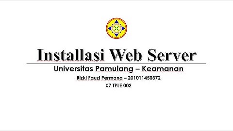 Install Web Server Ubuntu ( APACHE, MARIADB, PHP, PHPMYADMIN, WEBMIN, CERTBOT ) Universitas Pamulang