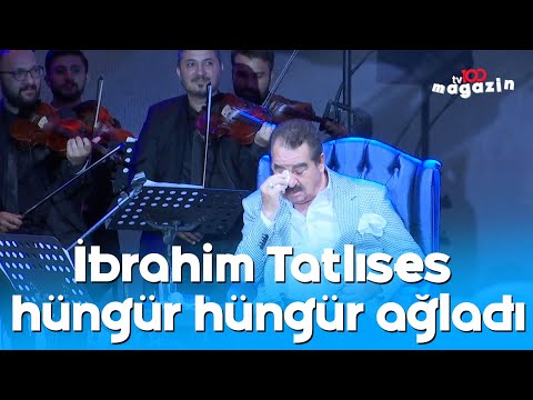 12 yıl sonra sahnelere dönen İbrahim Tatlıses hüngür hüngür ağladı