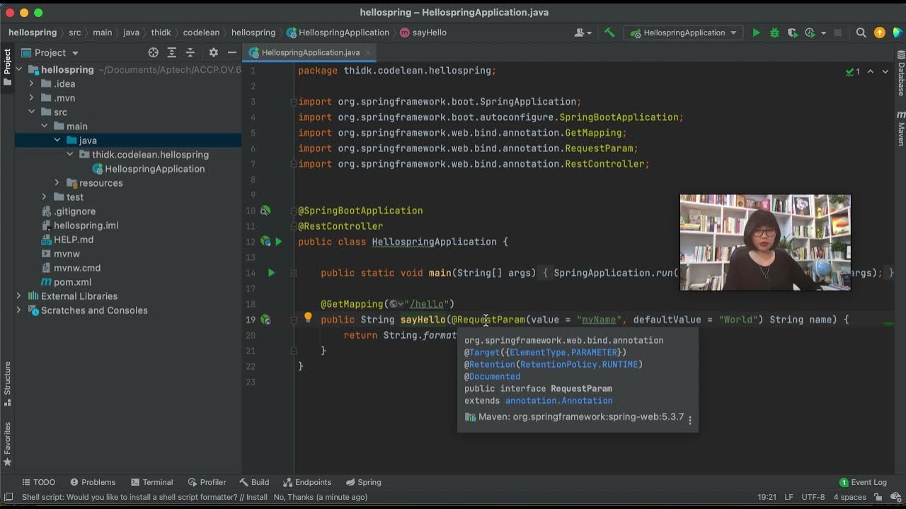 [Spring] Create Web App with Spring Boot and IntelliJ IDEA - YouTube