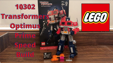LEGO ICONS 10302 Transformers Optimus Prime Time-lapse Speed Build