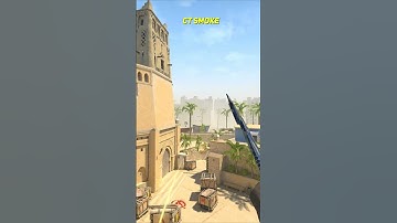 CT Smoke By Falcons On Mirage CS2 #shorts