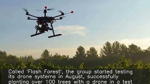 Canadian scientists to plant 1 billion trees using drones by 2028