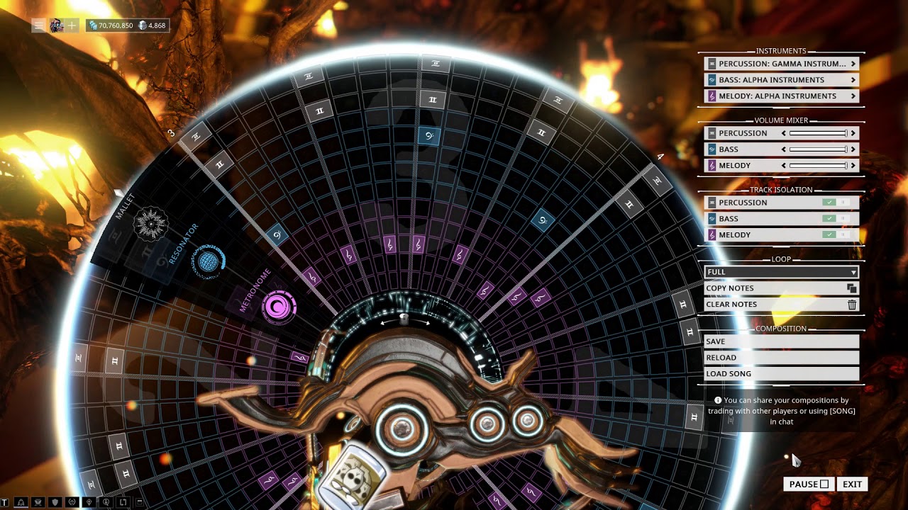 Warframe Mandachord: DNA (BTS/방탄소년단)