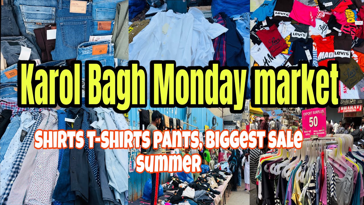 Karol Bagh Monday market Delhi || Summer & winter collection 2026|| Biggest Sale Summer collection 😱