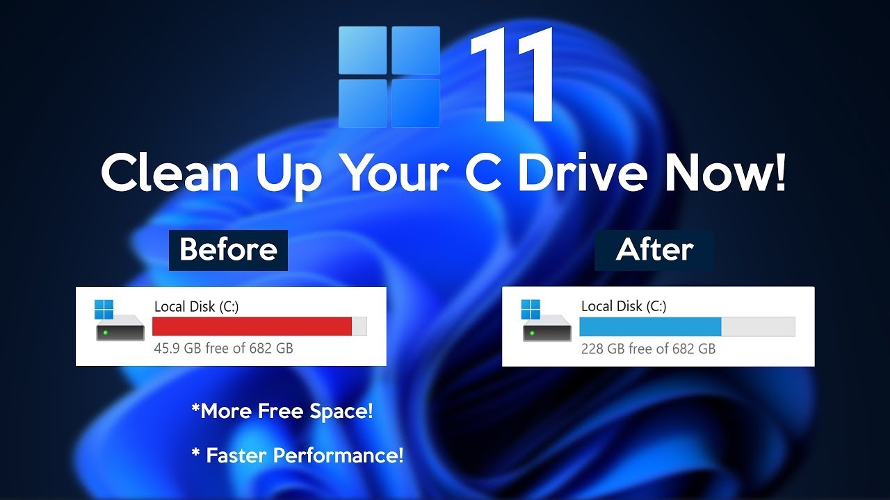 | How To Clean Disk C | Quick & Easy | All Windows |