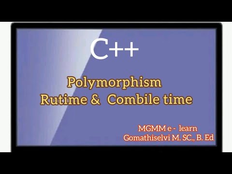 Polymorphism in C++/ Types of Polymorphism/ Runtime Polymorphism ...