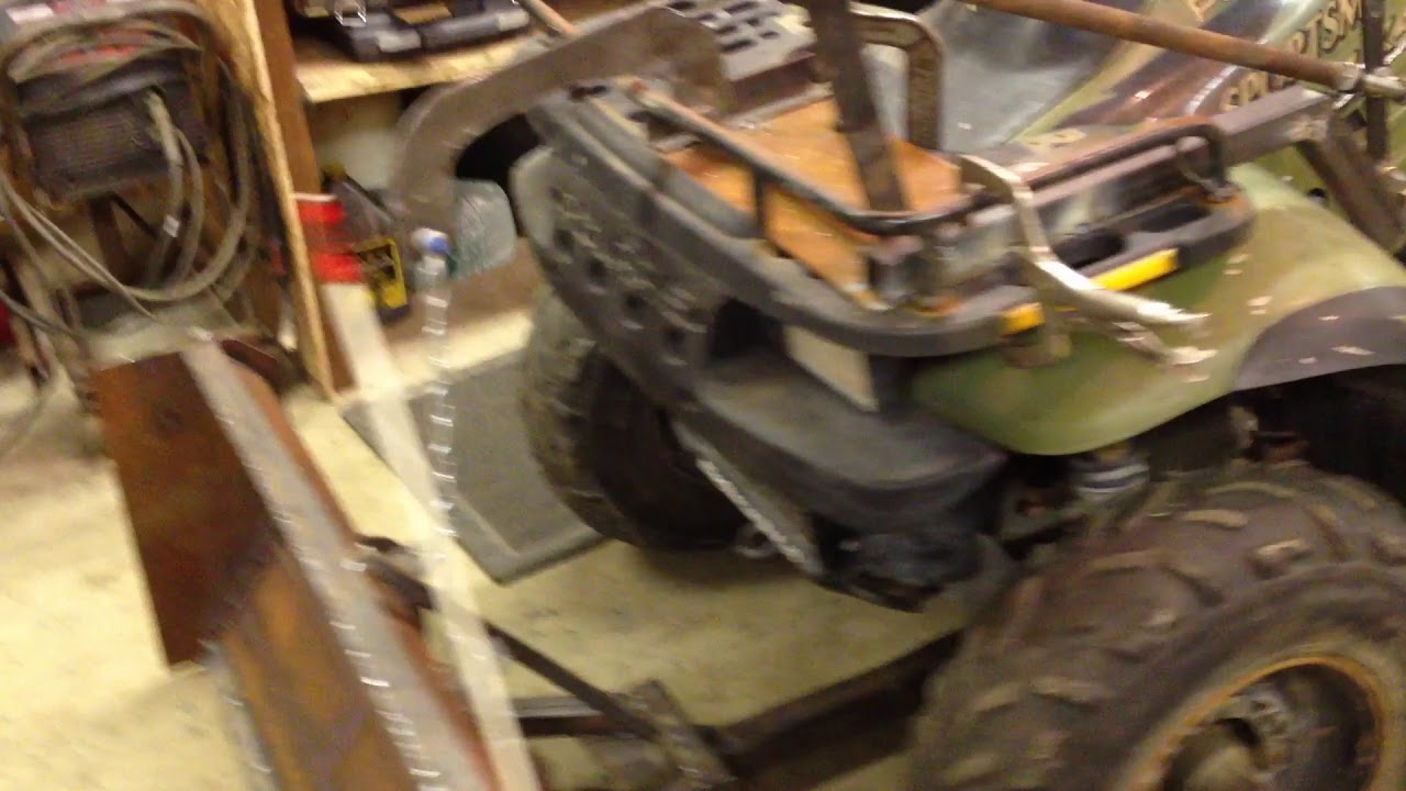 atv snow plow manual lift
