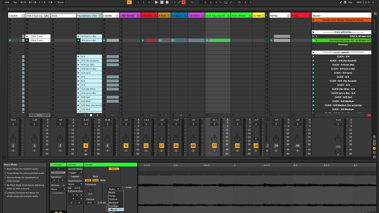 Ableton Transpose Button | How to Change the Pitch / Transpose in ...
