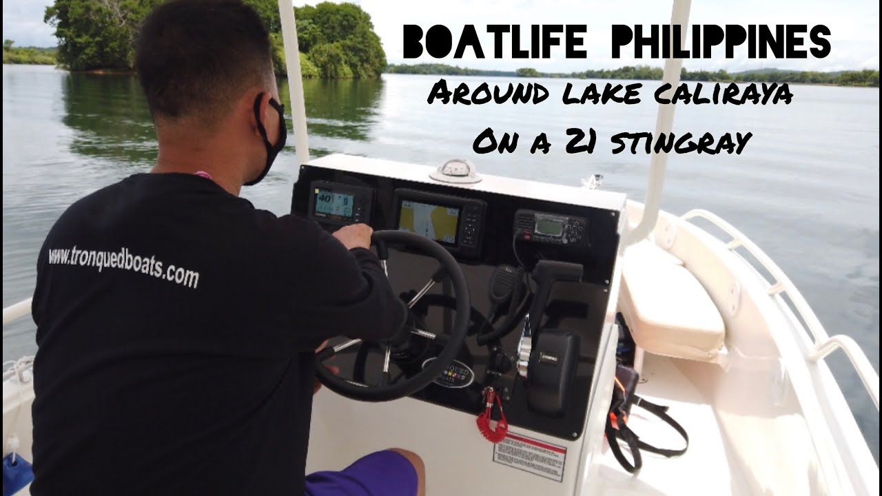 Boating in Caliraya with our 21 Stingray