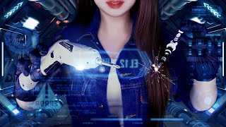 ASMR 안드로이드 로봇 귀 수리하기 Repairing the Android Robot's Ear (Sub💬) Sci-fi asmr/공상과학 asmr