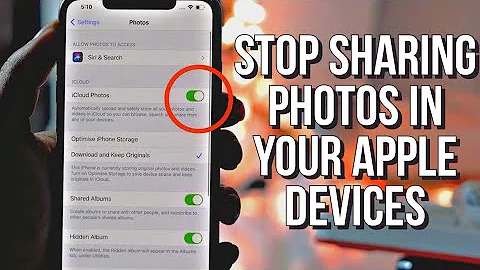 How to Stop Sharing Photos between iOS devices using the same Apple ID