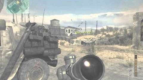 COD MW3 2 THROWING KNIFE CROSSMAPS IN 1 GAME