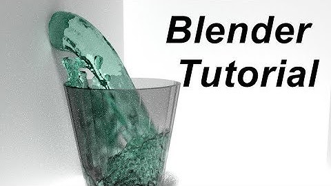 Blender Tutorial: Simulating fluid (BASICS)