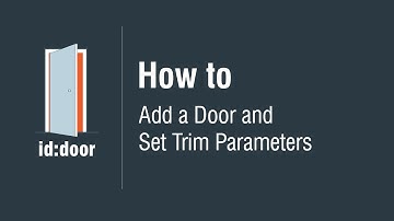 Id:door add-in / How to Set Trim Door Parameters in Revit©