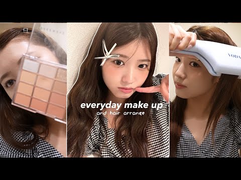 【毎日メイク】最高にかわいいヘアメイクアップができたので見てほしい💄【ヘアアレンジ】