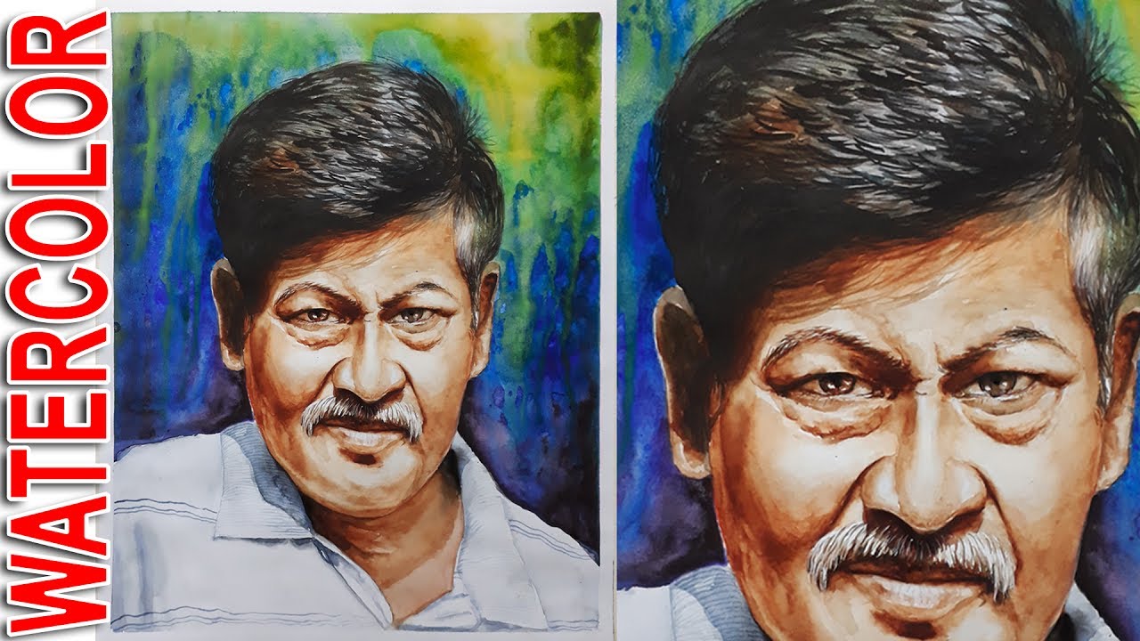 watercolor portrait tutorial step by step how to paint portrait