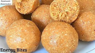 Healthy Protein And Iron Rich Laddu - Just In 10 Mins - Peanut Coconut Sesame Seeds Laddu