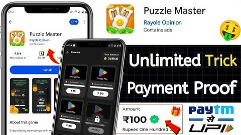 🤑 Puzzle Master App | Puzzle Master Se Coin Kaise kamaye | Puzzle Master 