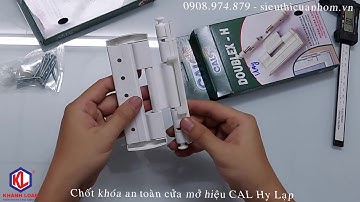 Chốt khóa an toàn cho cửa nhôm, cửa nhựa, cửa gỗ Hy Lạp | Sieuthicuanhom.vn