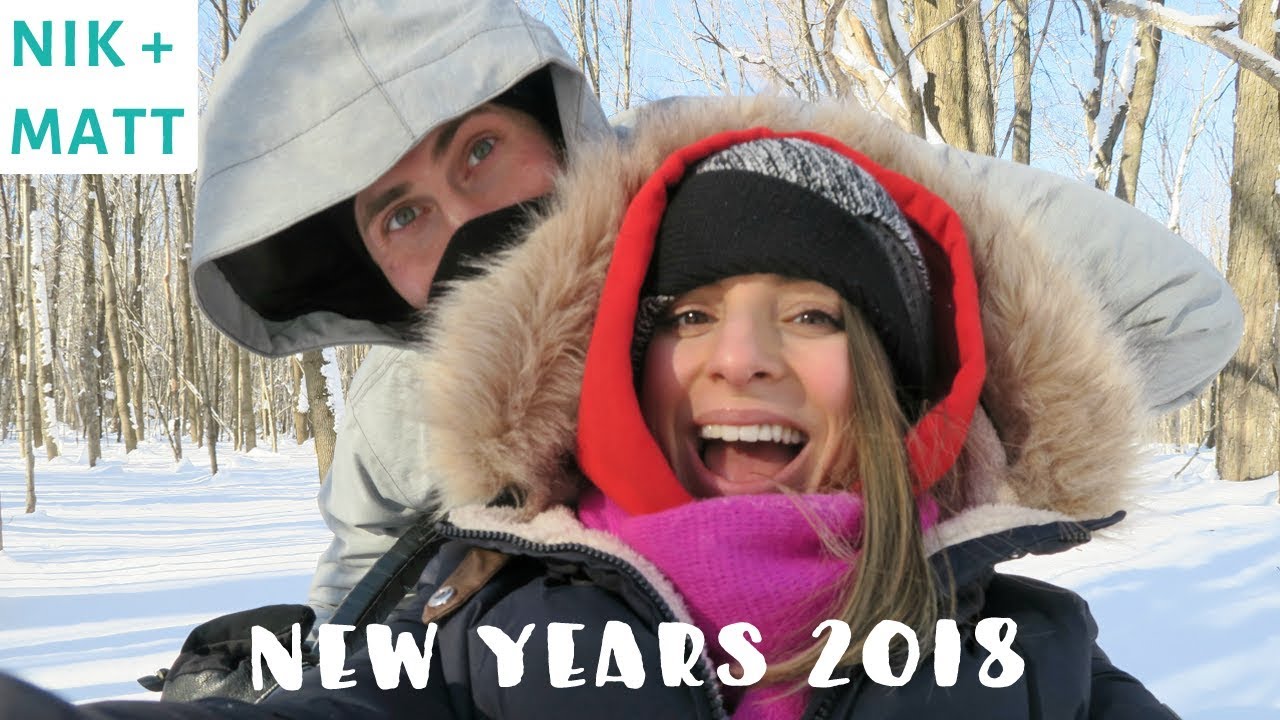 New Years 2018, Dog Sledding & What I Eat | NIK + MATT 42