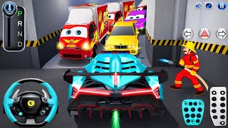 New Luxury Lamborghini Stuck In Parking - 3D Driving Class 2026 | Best Android iOS Gameplay Video  screenshot 3