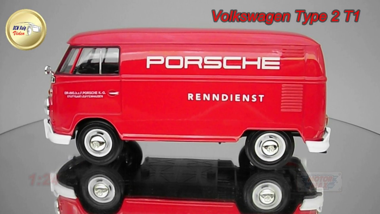 Volkswagen Type 2 T1 Delivery Van Porsche Renndienst YouTube