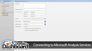 2.1.2 Connect to Microsoft SQL Server Analysis Services - Dundas Dashboard Tutorials Series 2