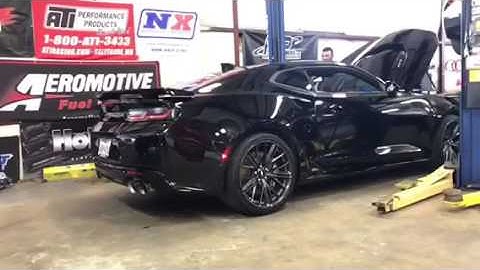 6th gen camaro 2-step shooting flames