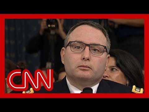 Vindman: I'll be fine for telling the truth | Impeachment hearing opening remarks