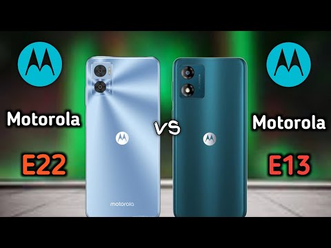 видео: Motorola e13 vs e22 || full comparison